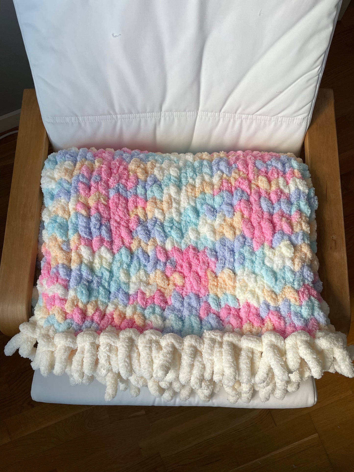 Marshmallow | Chunky Knit Blanket 150x90cm | Mysiga Style