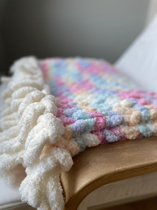 Marshmallow | Chunky Knit Blanket 150x90cm | Mysiga Style