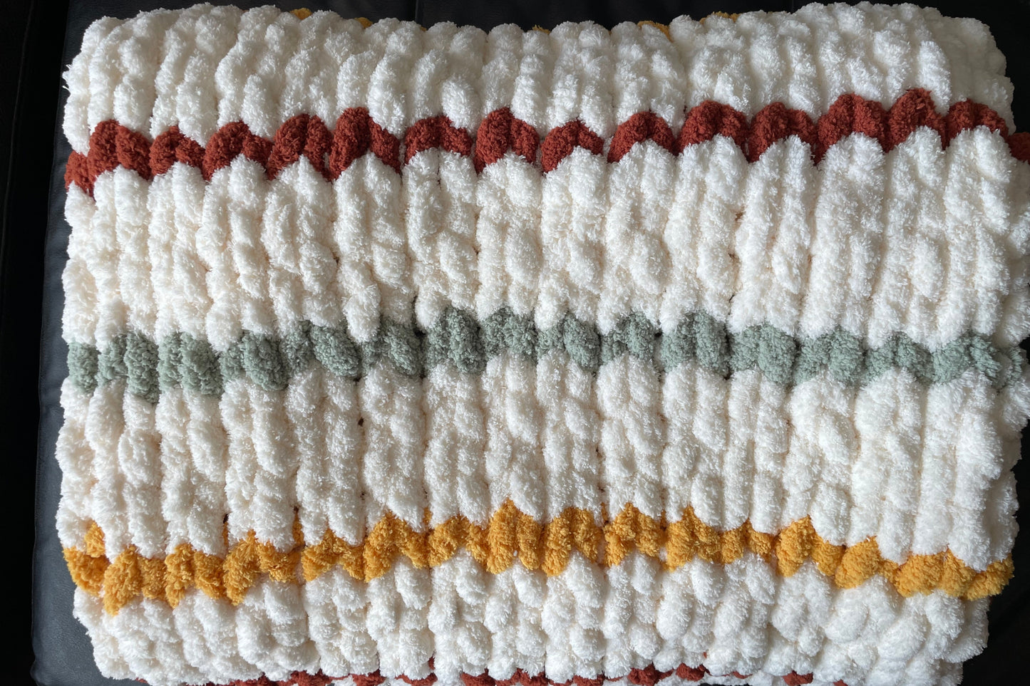 Sardinia Chunky Knit Blanket 150x90cm | Beige | Mysiga Style