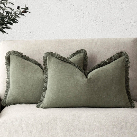 Anna Linen Pillow Cover | Set of 2