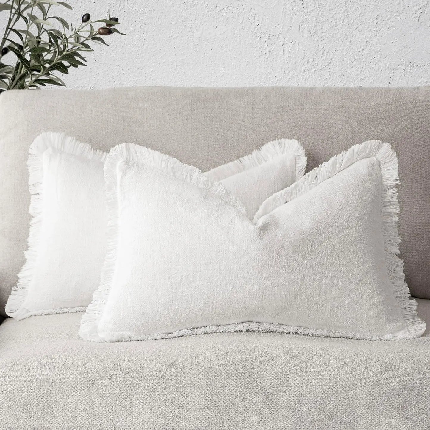 Anna Linen Pillow Cover | Set of 2