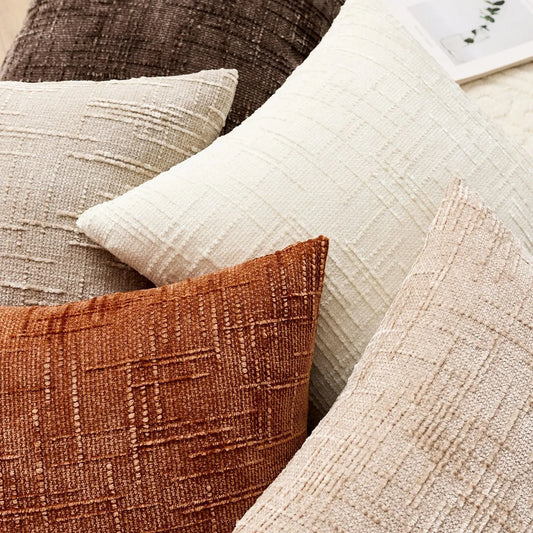 Bamboo Textured Cushion Cover