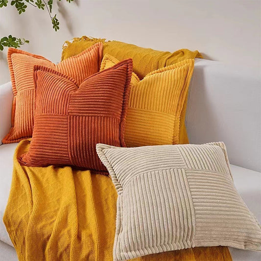 Olivia Corduroy Cushion Cover | Solid Color Nordic Style