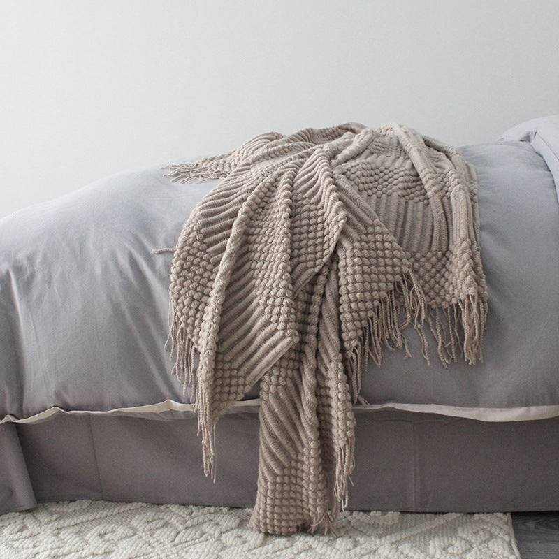 Sara Decorative Throw Blanket | Modern minimalist design | 127 x 170cm