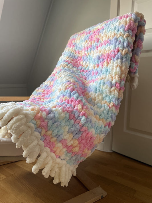 Marshmallow | Chunky Knit Blanket 150x90cm | Mysiga Style