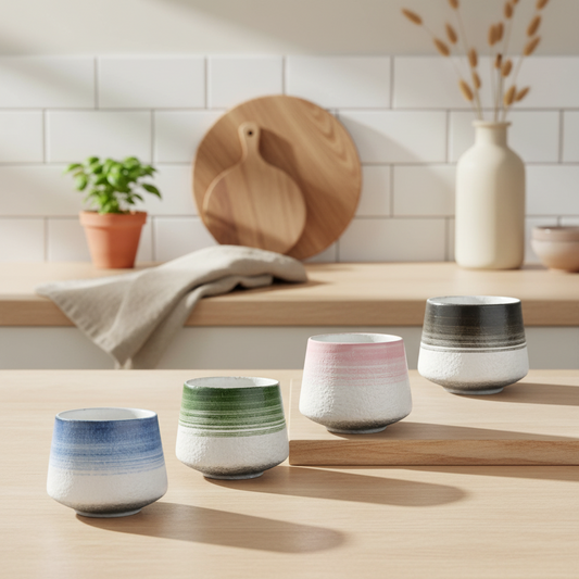 Blush Stoneware Ceramic Mug 200ml Modern Rustic Coffee Cup