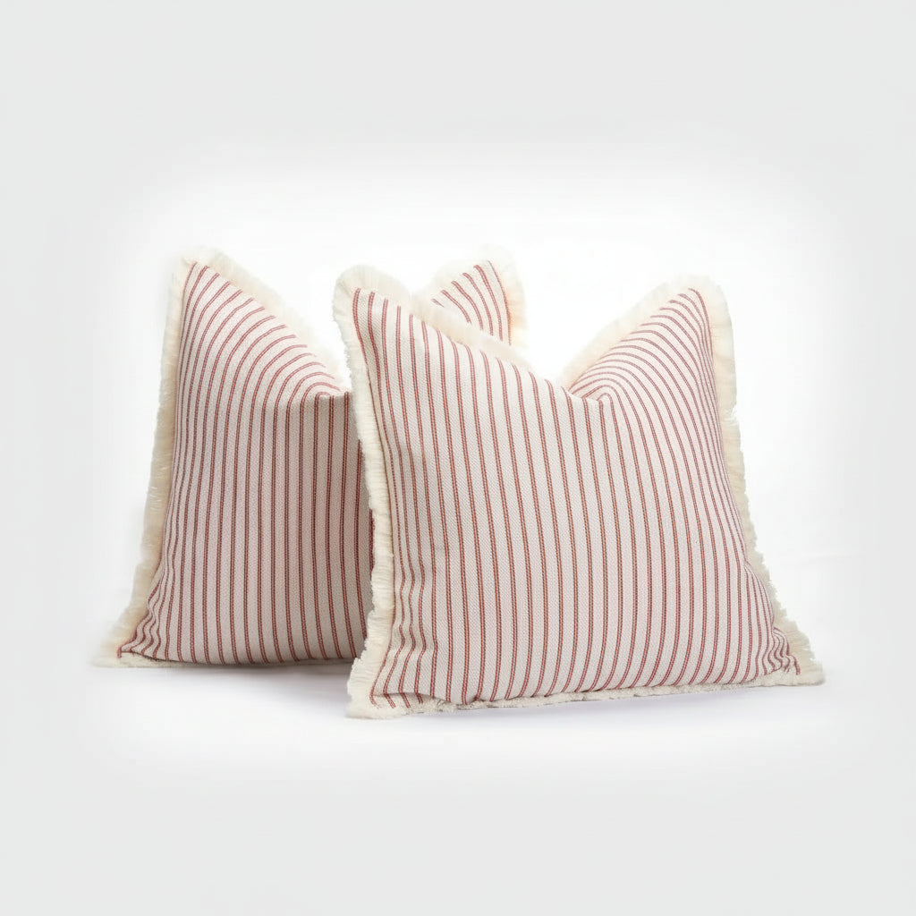 Málaga Striped Knitted Cushion Cover