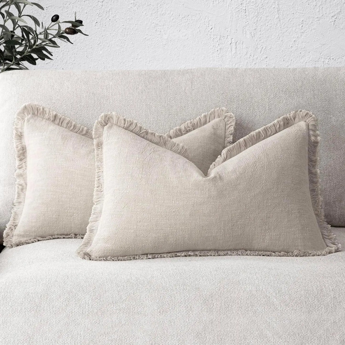 Anna Linen Pillow Cover | Set of 2